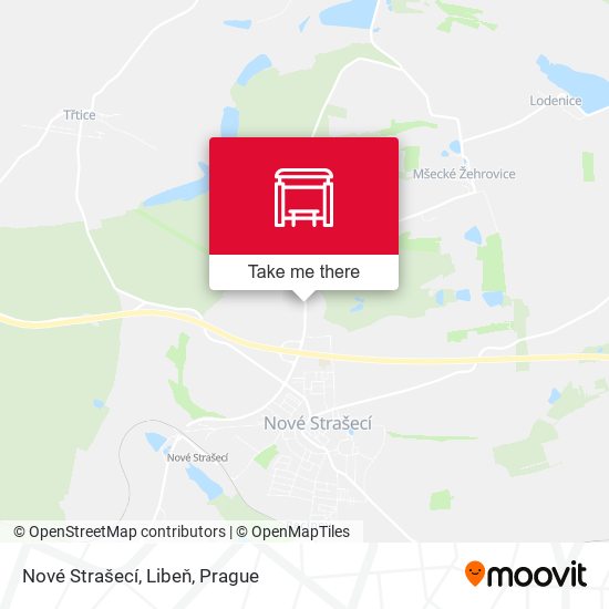 Nové Strašecí, Libeň map