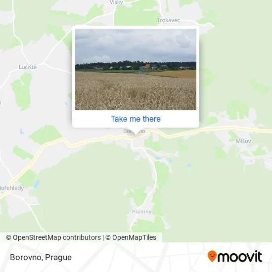 Карта Borovno