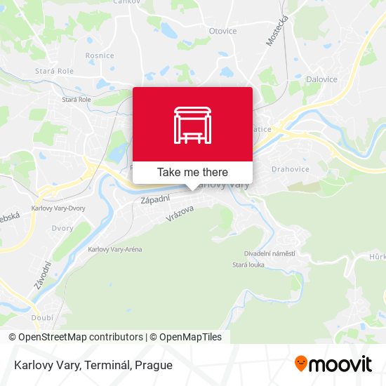 Karlovy Vary, Terminál map