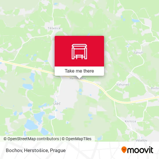 Карта Bochov, Herstošice