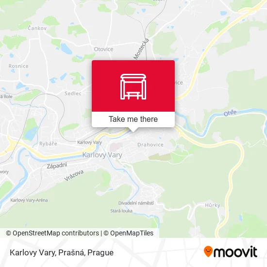 Карта Karlovy Vary, Prašná