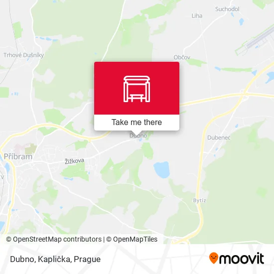 Карта Dubno, Kaplička