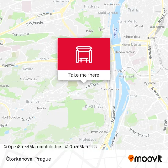 Карта Štorkánova