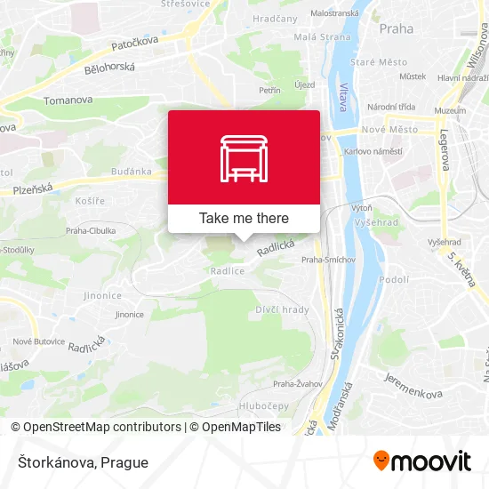 Карта Štorkánova