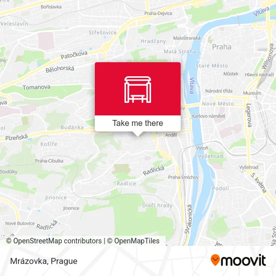 Карта Mrázovka