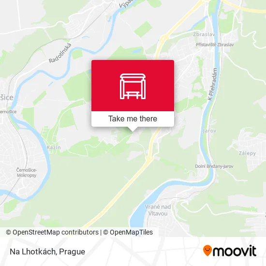 Карта Na Lhotkách