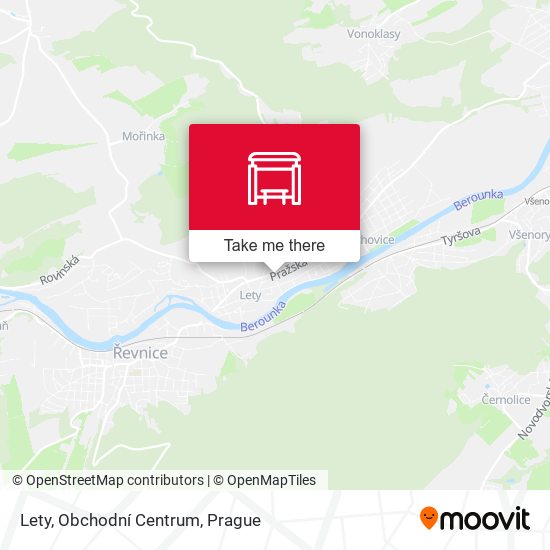 Lety, Obchodní Centrum map