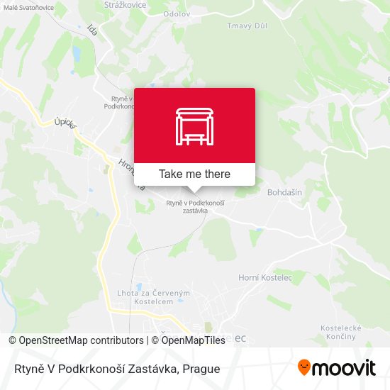 Rtyně V Podkrkonoší Zastávka map