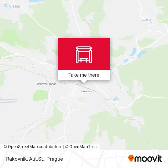 Карта Rakovník, Aut.St.