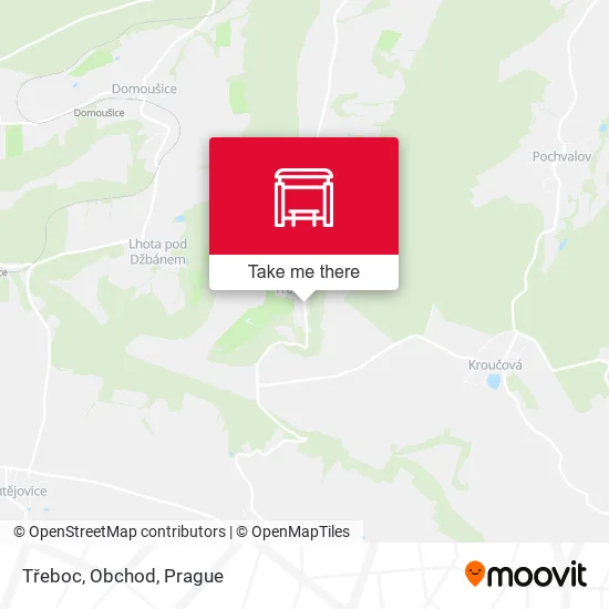 Карта Třeboc, Obchod