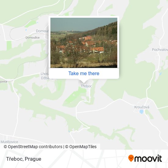 Třeboc map