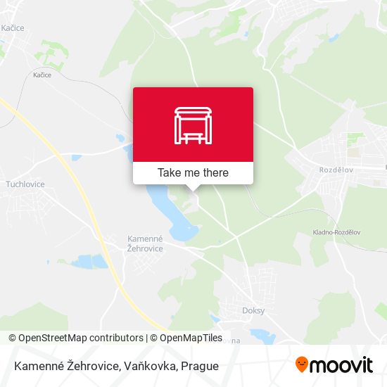 Kamenné Žehrovice, Vaňkovka map