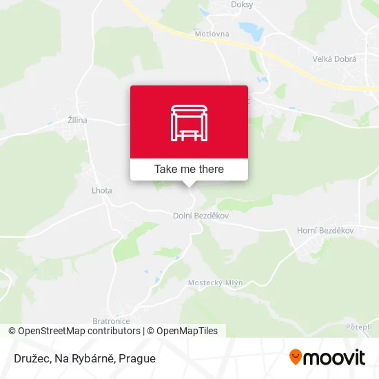 Карта Družec, Na Rybárně