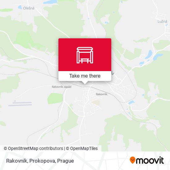 Rakovník, Prokopova map