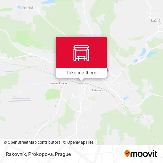 Карта Rakovník, Prokopova