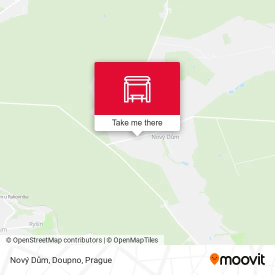 Карта Nový Dům, Doupno