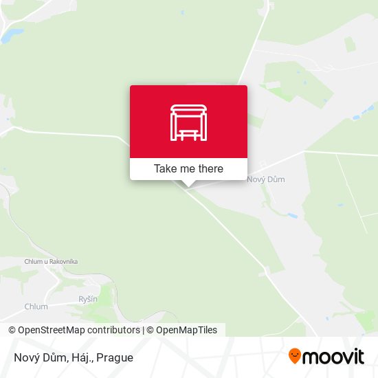 Nový Dům, Háj. map