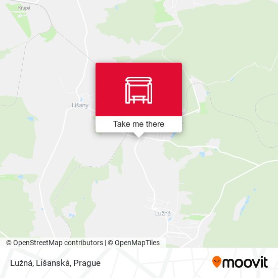 Карта Lužná, Lišanská