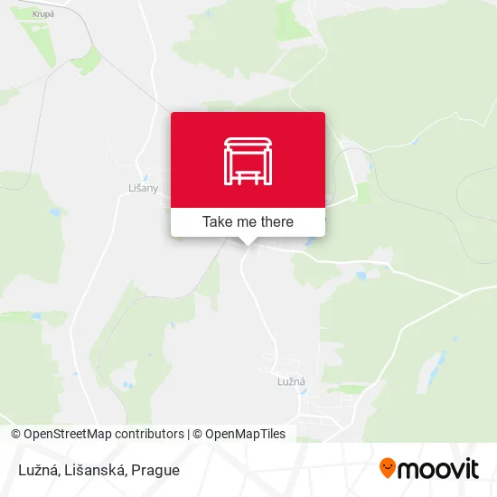 Карта Lužná, Lišanská