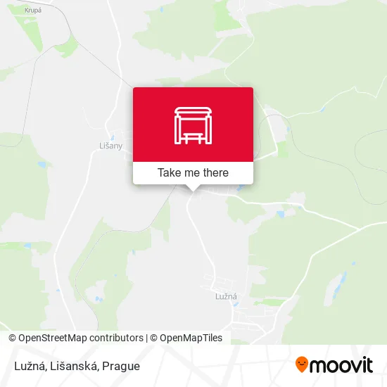 Карта Lužná, Lišanská