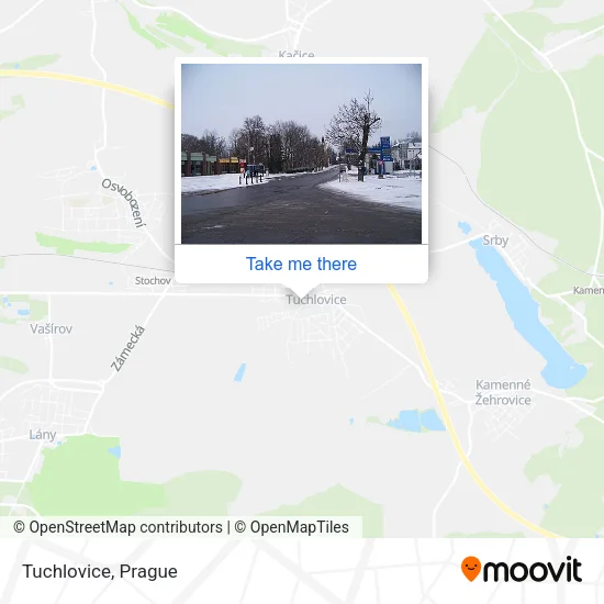 Карта Tuchlovice