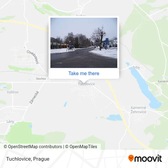 Карта Tuchlovice