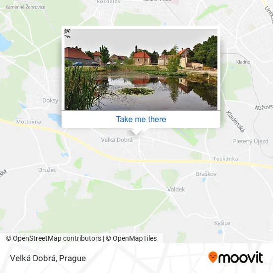 Карта Velká Dobrá