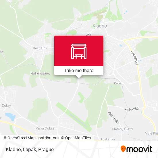 Карта Kladno, Lapák