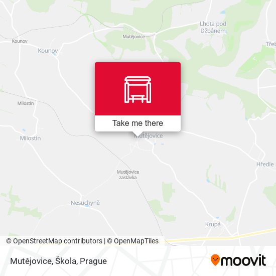 Mutějovice, Škola map