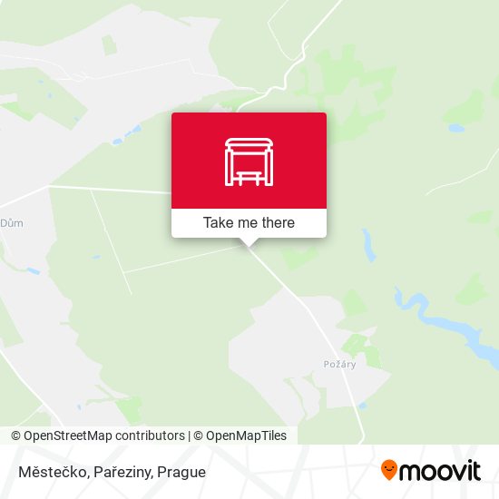 Městečko, Pařeziny map