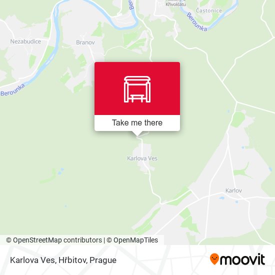 Karlova Ves, Hřbitov map