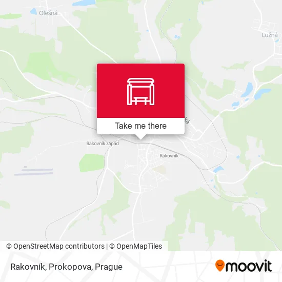 Карта Rakovník, Prokopova