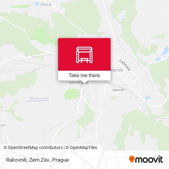 Rakovník, Zem.Záv. map