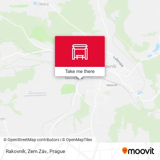 Карта Rakovník, Zem.Záv.