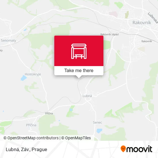 Карта Lubná, Záv.