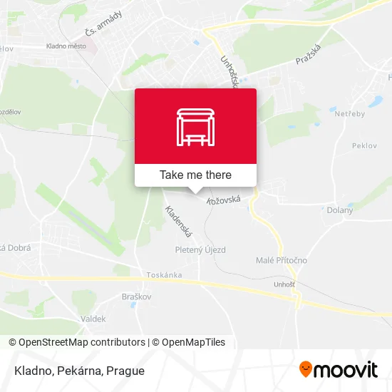 Карта Kladno, Pekárna