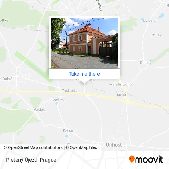 Карта Pletený Újezd