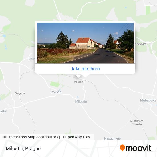 Карта Milostín