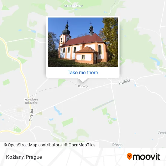 Карта Kožlany