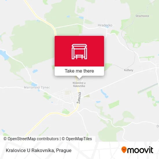 Карта Kralovice U Rakovníka