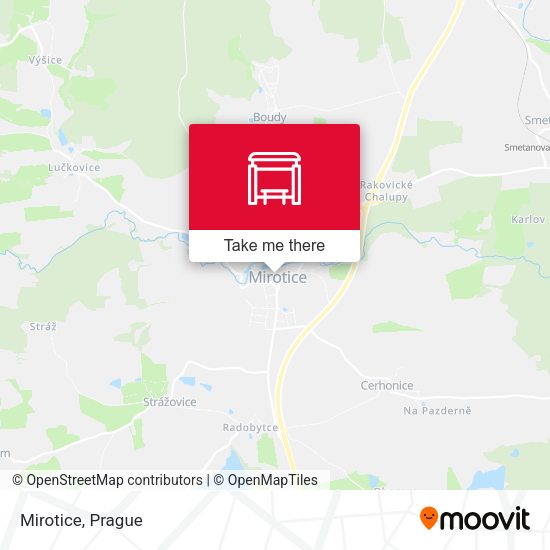 Карта Mirotice