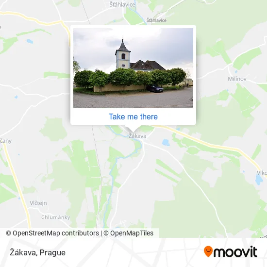 Карта Žákava