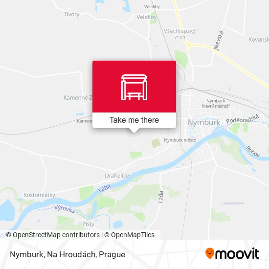 Карта Nymburk, Na Hroudách