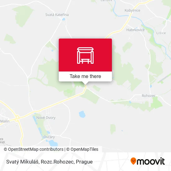 Карта Svatý Mikuláš, Rozc.Rohozec