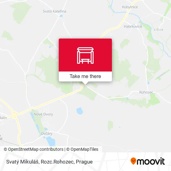 Карта Svatý Mikuláš, Rozc.Rohozec