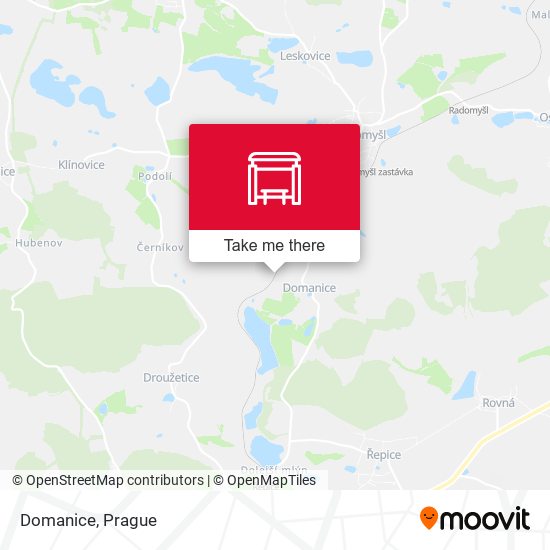 Карта Domanice