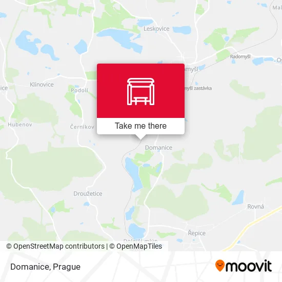 Карта Domanice