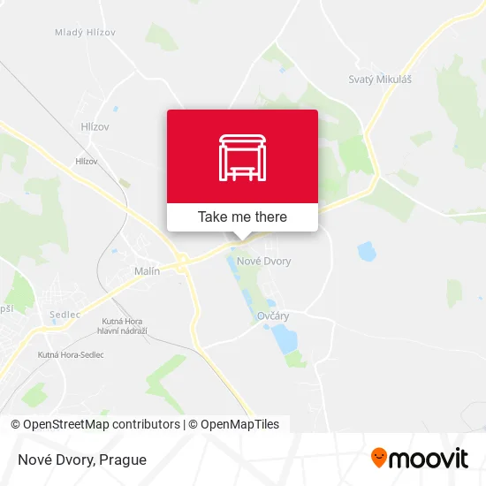Карта Nové Dvory