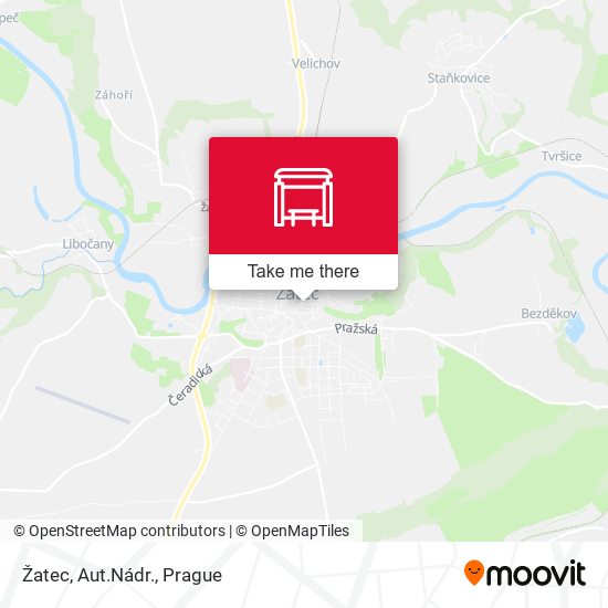 Карта Žatec, Aut.Nádr.