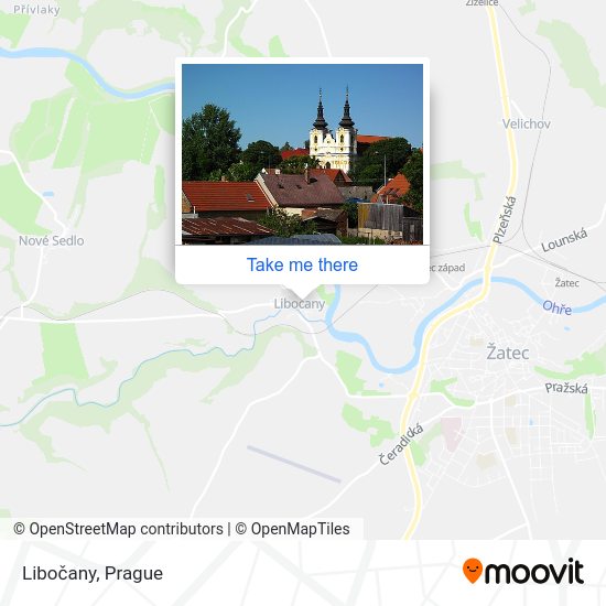 Карта Libočany